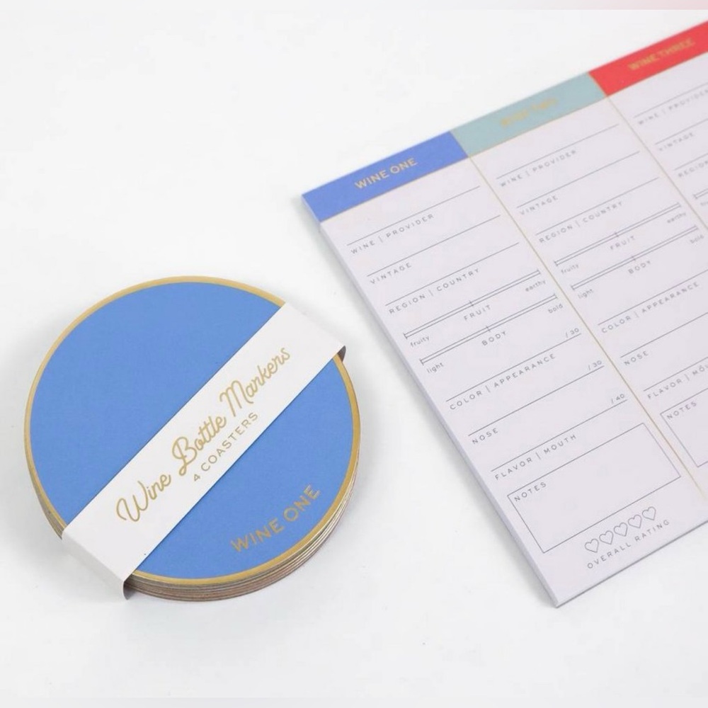 Wine Tasting Party Kit with Multicolor Design - Picture 2 of 5